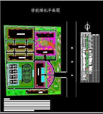 某学校的绿化平面图免费下载 - 园林绿化及施工 - 土木工程网