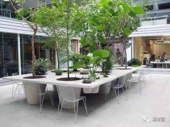 树池 坐凳的结合,你见过吗